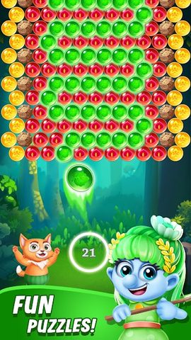 Screenshot 1: Bubble Shooter Pop