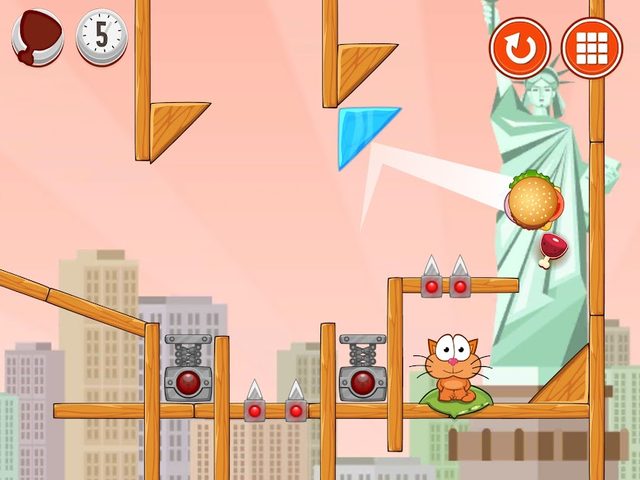 Screenshot 12: Hungry cat: physics puzzle game