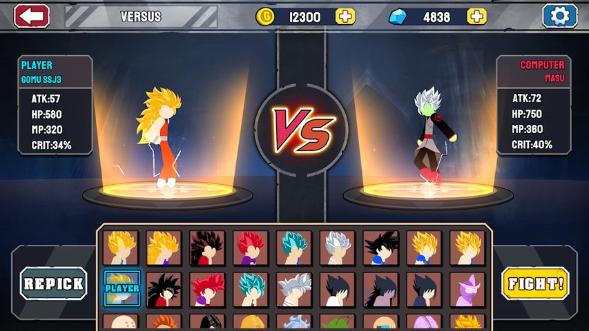 Screenshot 14: Stickman Warriors - Super Drag