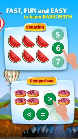Screenshot 2: 1st 2nd 3rd grade math games for kids
