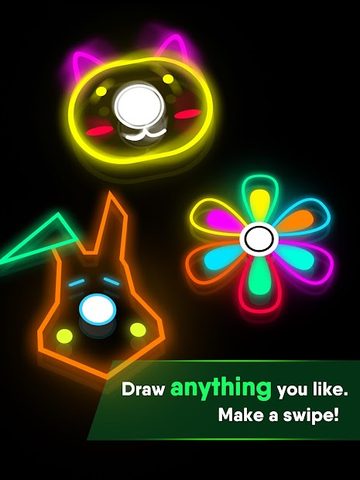 Screenshot 10: Draw Finger Spinner