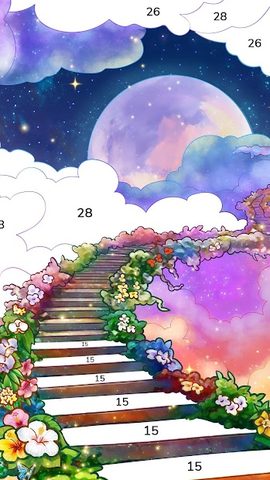 Screenshot 3: Bible Coloring - Paint by Number, Free Bible Games