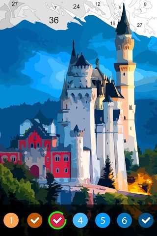 Screenshot 9: ColorPlanet® Oil Painting game