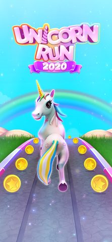 Screenshot 1: Unicorn Runner 2020- Pony Run 4+