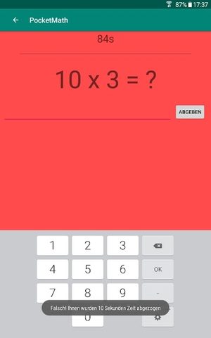 Screenshot 15: Pocket Math – Mental arithmetic trainer