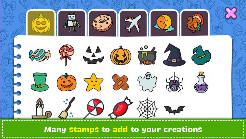 Screenshot 3: Halloween - Coloring & Games