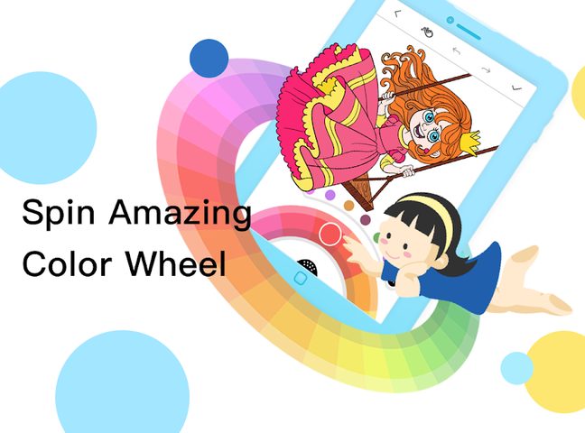 Screenshot 7: Spin Coloring 2019: Coloring Pages via Wheel Spin