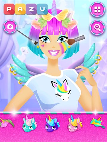 Screenshot 9: Makeup girls unicorn dress up