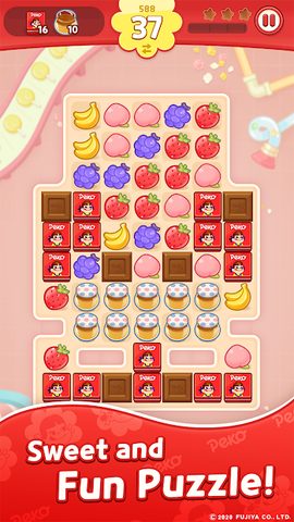 Screenshot 2: PEKO POP : Match 3 Puzzle