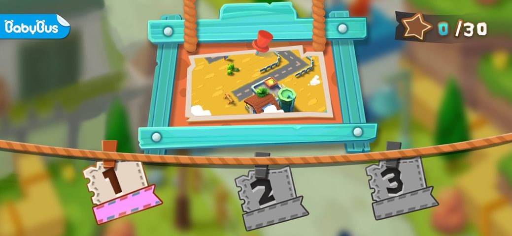 Screenshot 1: Little Panda's Puzzle Town 4+