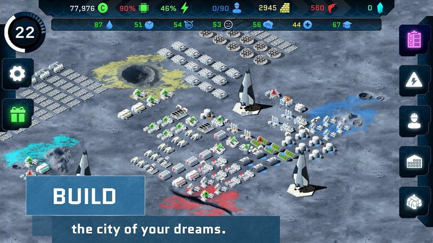 Screenshot 1: Pantenite Space Colony