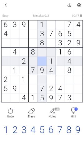 Screenshot 1: Sudoku - Classic Sudoku Puzzle