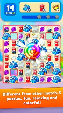 Screenshot 1: 🍒Sugar Heroes - World match 3 game!