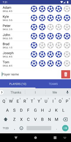 Screenshot 3: Lil' Football: Team maker