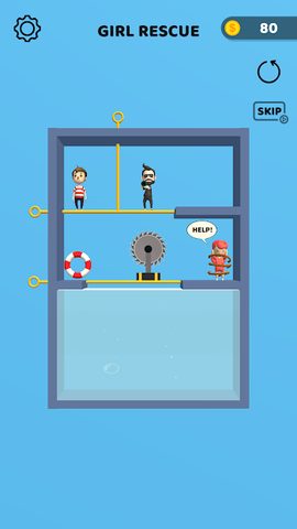 Screenshot 1: Pin Rescue - Pull the pin game!