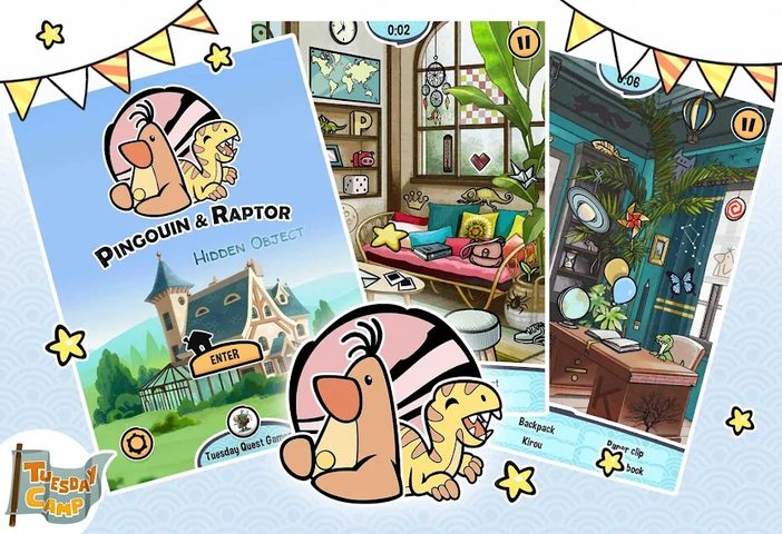 Screenshot 13: Pingouin&Raptor: Hidden Object
