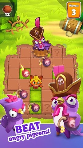 Screenshot 4: Swappy Cat Merge・Magic Puzzle