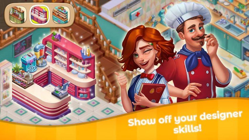 Screenshot 5: Grand Cafe Story－Match-3