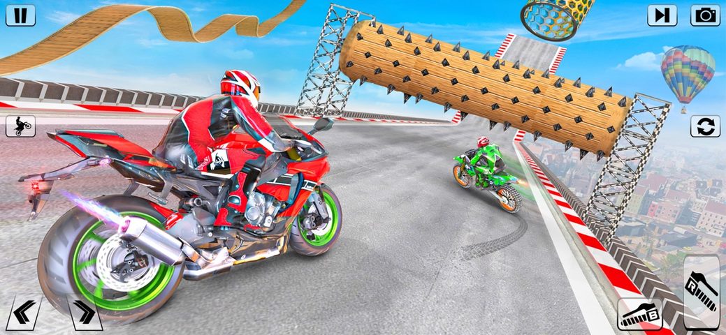 Screenshot 3: Bike 360 Flip Stunt game 3d 4+