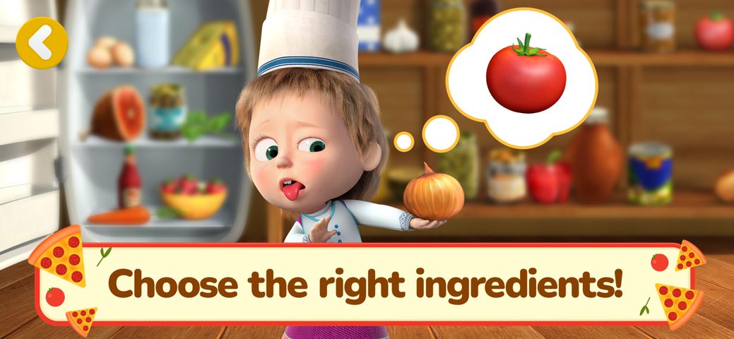 Screenshot 3: Masha and The Bear: Pizzeria! 4+