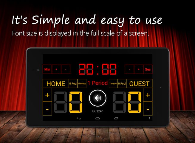 Screenshot 1: Scoreboard Futsal