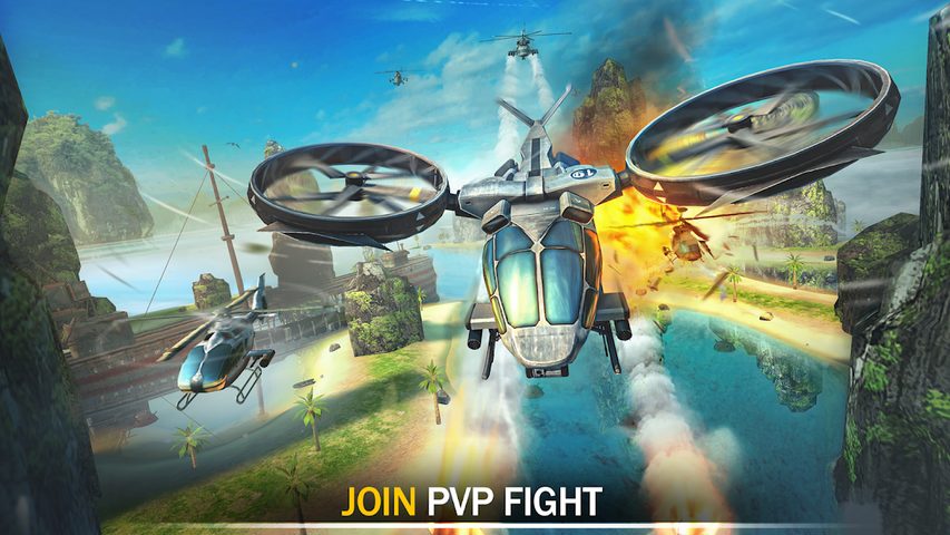 Screenshot 3: Gunship Force: Helicopter Game