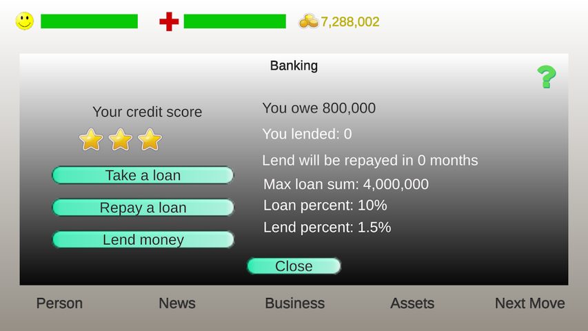 Screenshot 7: Business strategy