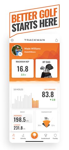 Screenshot 1: TrackMan Golf