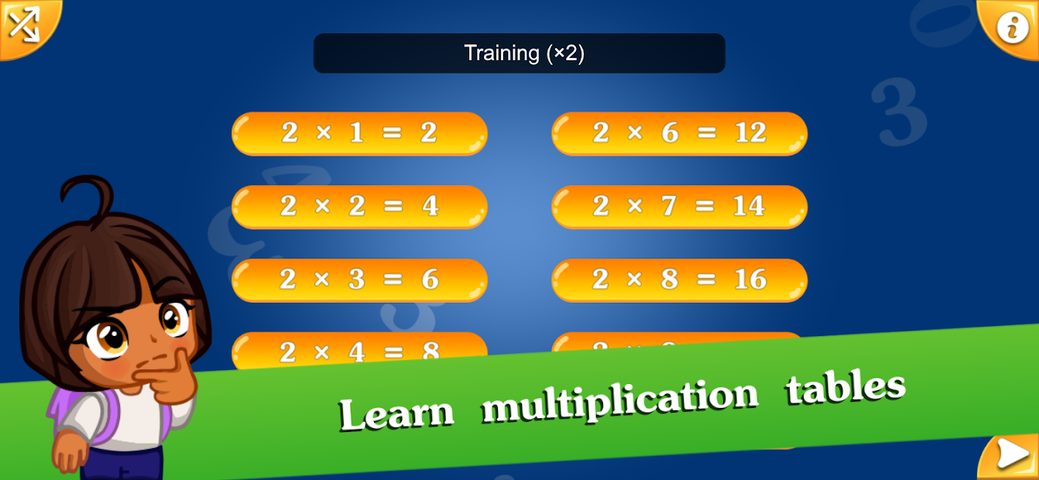 Screenshot 5: Math games for kids - Multiplication table (2х2)