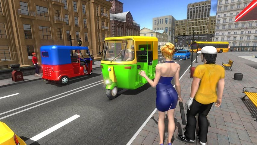 Screenshot 9: Modern Rickshaw Driving Games