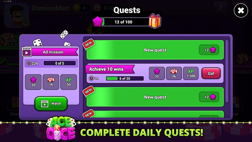 Screenshot 3: Dominos. Dominoes board game! Domino online!