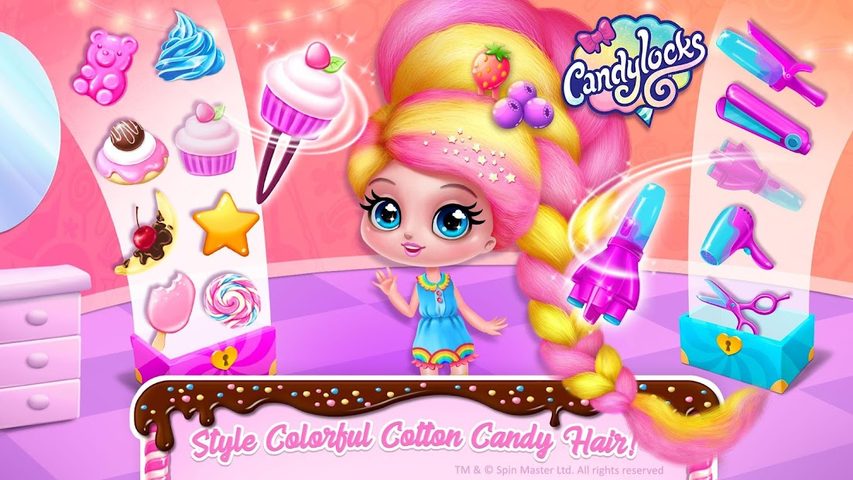 Screenshot 6: Candylocks Hair Salon - Style Cotton Candy Hair