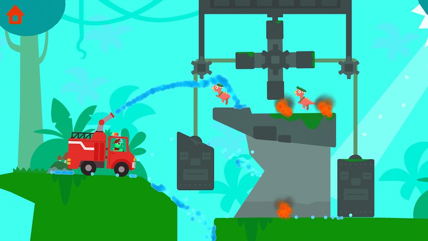 Screenshot 6: Dinosaur Fire Truck: for kids
