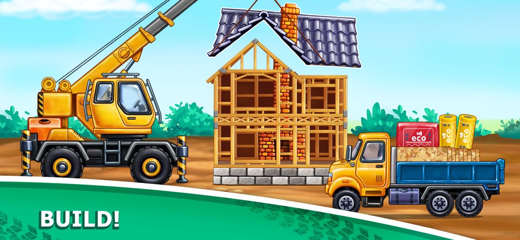 Screenshot 4: Tractor Game for Build a House 4+