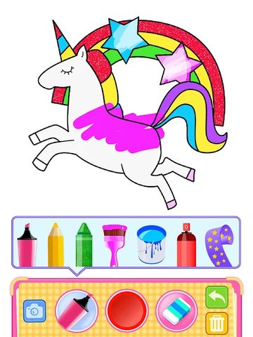 Screenshot 18: Unicorn Coloring Drawing Games