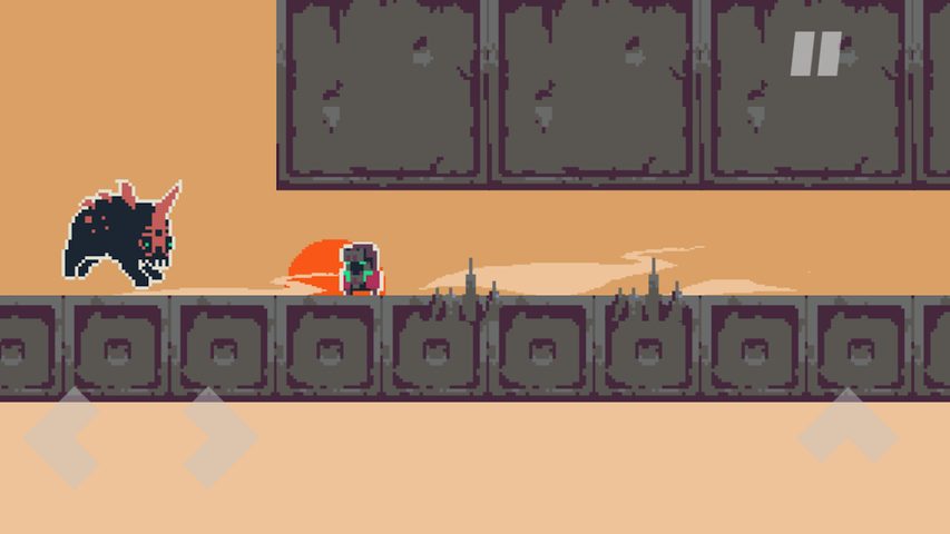 Screenshot 2: DERE EVIL EXE: Meta Horror Pixel Platformer