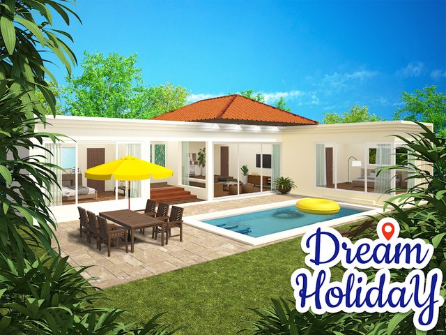 Screenshot 2: Dream Holiday - Travel home design game