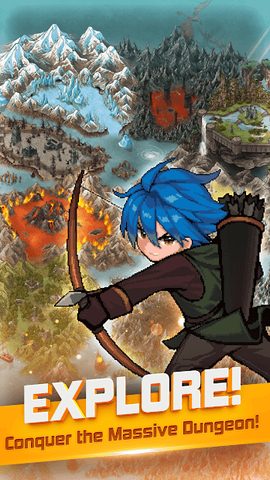 Screenshot 3: Dungeon & Hunter : Legendary Archer Pixel Idle RPG