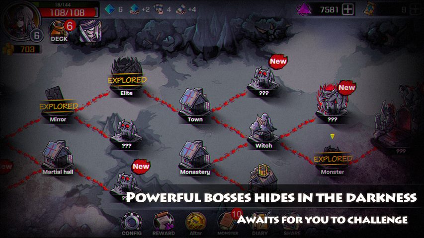 Screenshot 3: Lophis Roguelike-Card RPG game