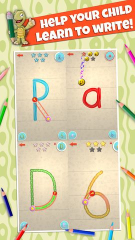 Screenshot 1: LetraKid: Writing ABC for Kids Tracing Letters&123