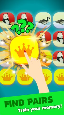 Screenshot 1: Clear field caps: Memory game