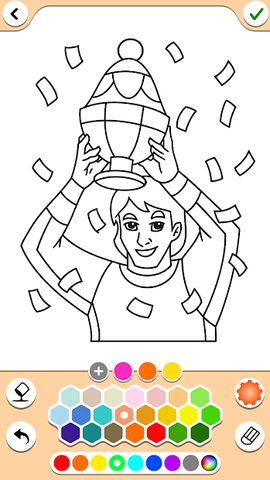 Screenshot 13: Football coloring book game