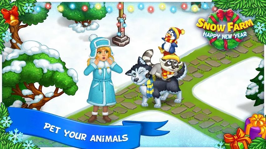Screenshot 19: Farm Snow - Santa family story