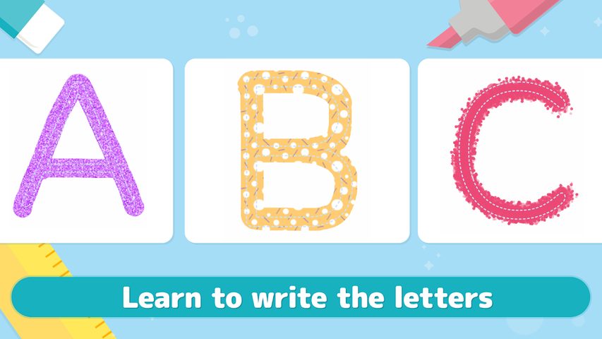 Screenshot 2: Coloring games for kids 🎨 Learn & painting games
