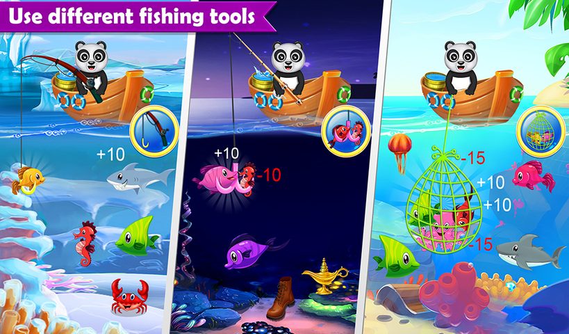 Screenshot 4: Fisher Panda - Fishing Games