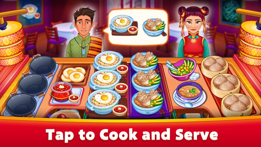 Screenshot 1: Asian Cooking Games: Star Chef
