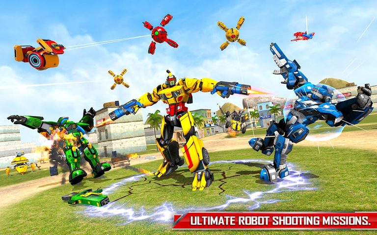 Screenshot 15: Flying Ghost Robot Car Game