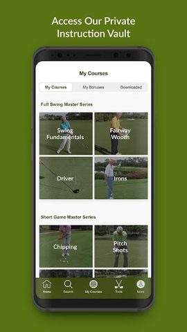Screenshot 2: Scratch Golf Academy