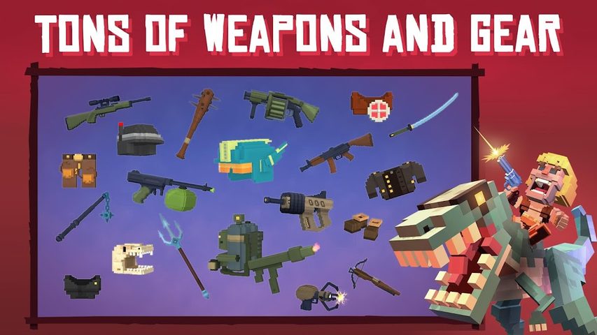 Screenshot 3: Dinos Royale - Multiplayer Bat