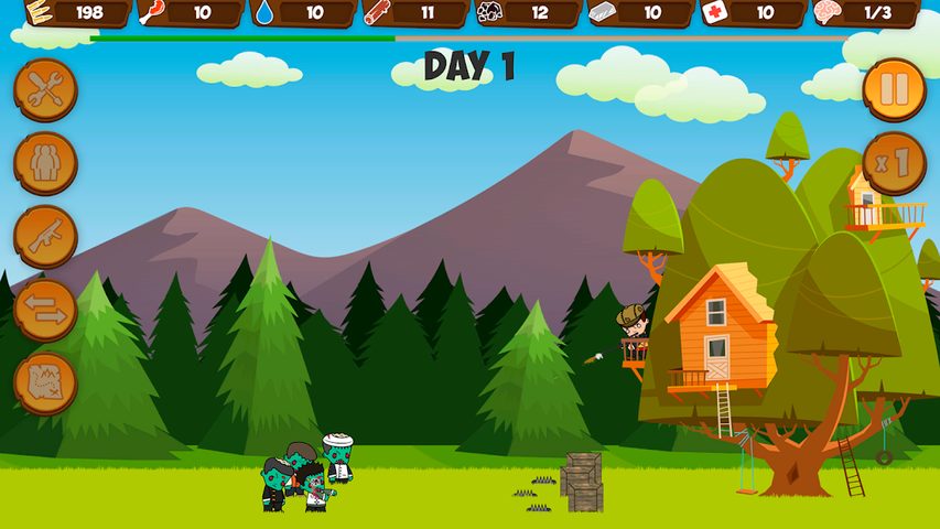 Screenshot 2: Zombie Forest HD: Survival